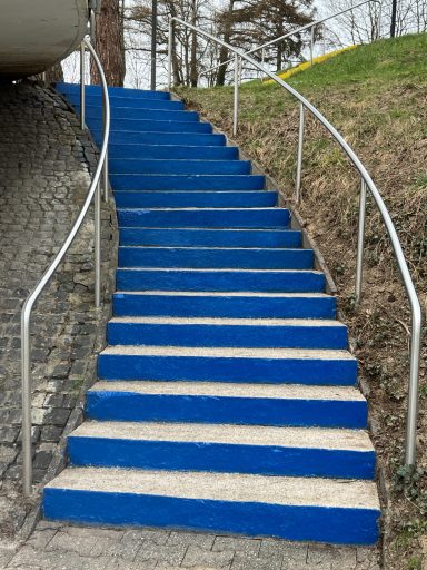 Anstrich der Treppe